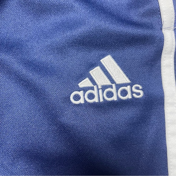 Adidas Men Navy Joggers with White Stripes - Picture 9 of 10